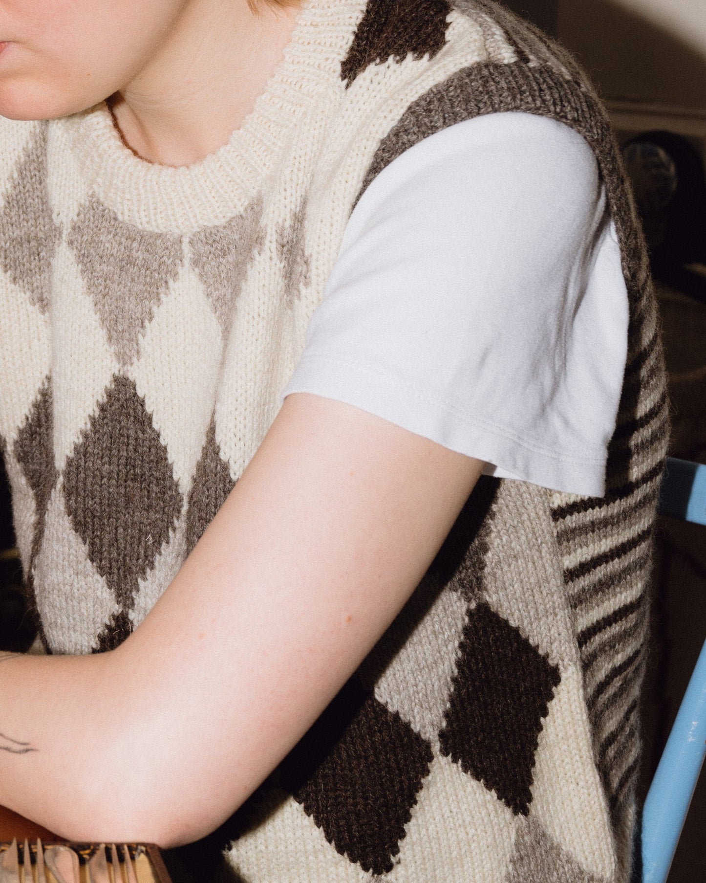 Undyed Double Sided Vest