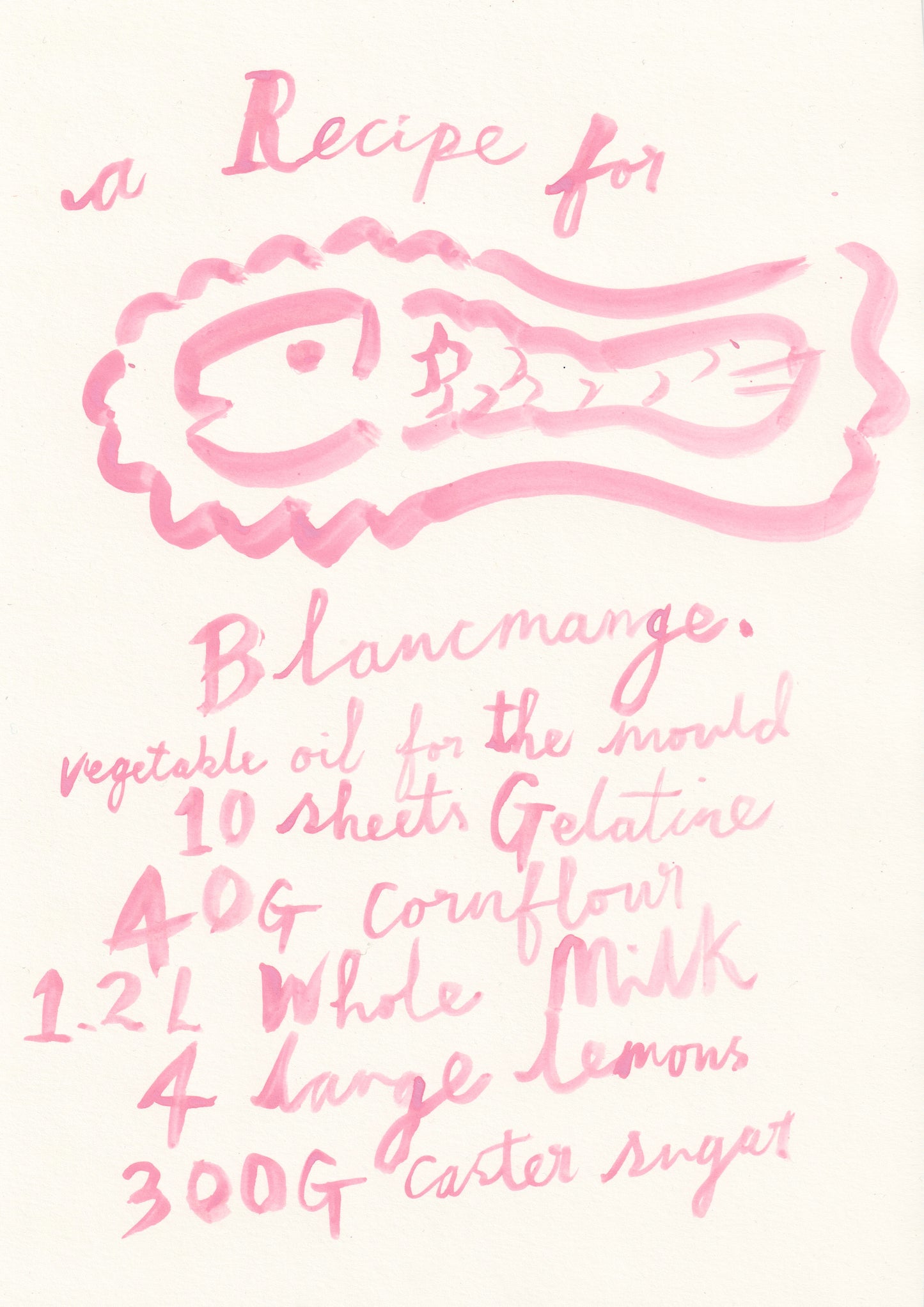 Blancmange Print